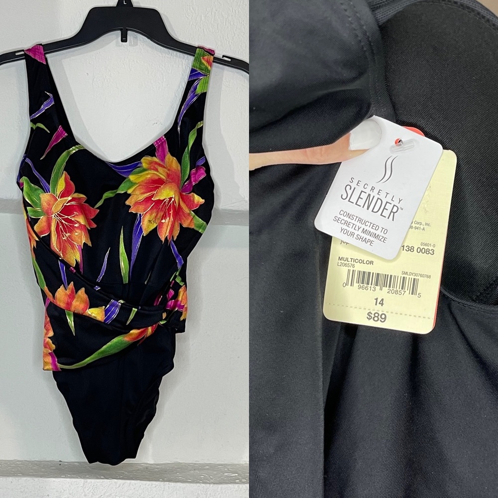 Women's one piece swimsuit with tummy control